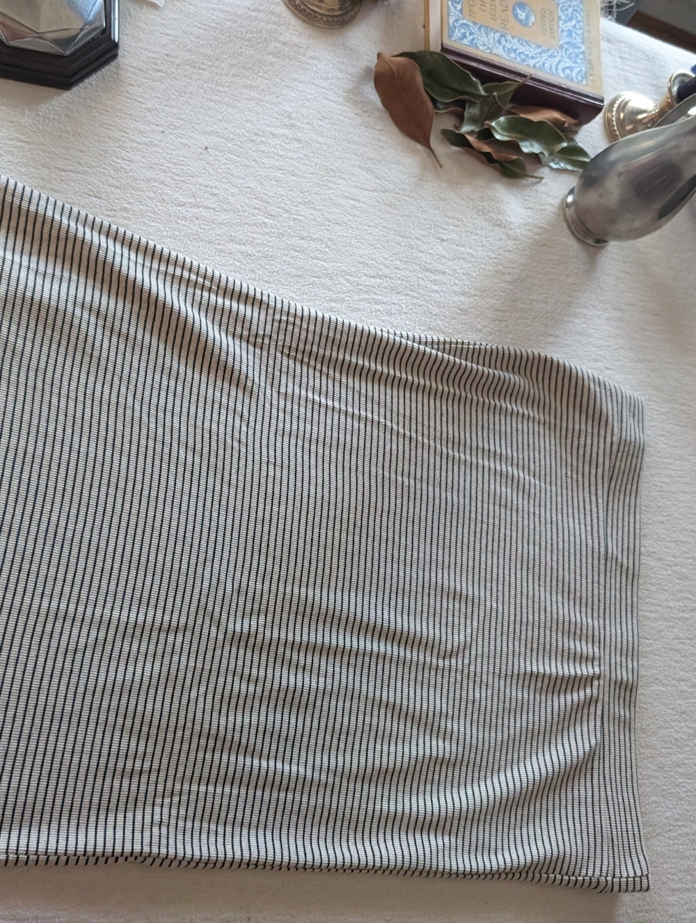 Striped Pencil Skirt